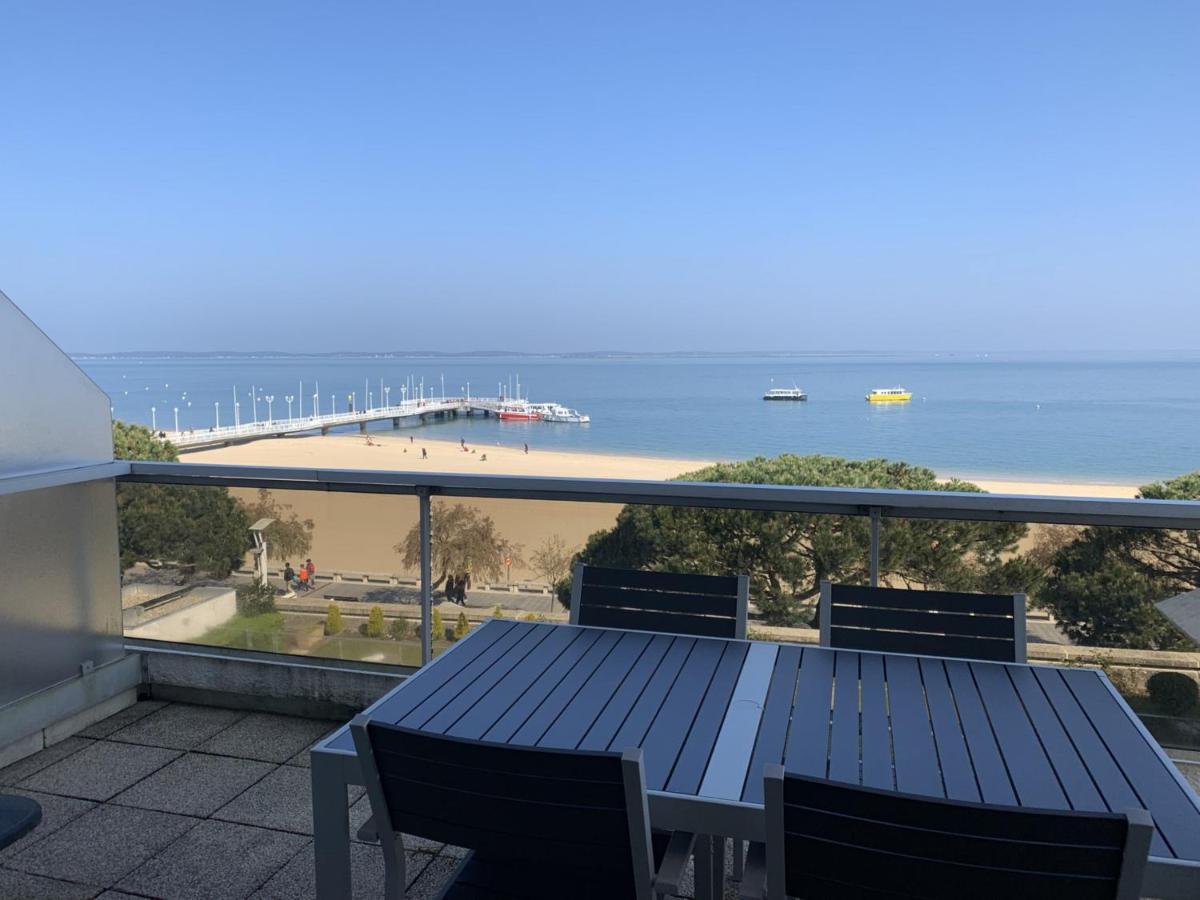 **Appartement T2 Vue Mer En Centre Ville Avec Balcon, Parking Et Wifi A Arcachon** - Fr-1-374-51 Exteriör bild