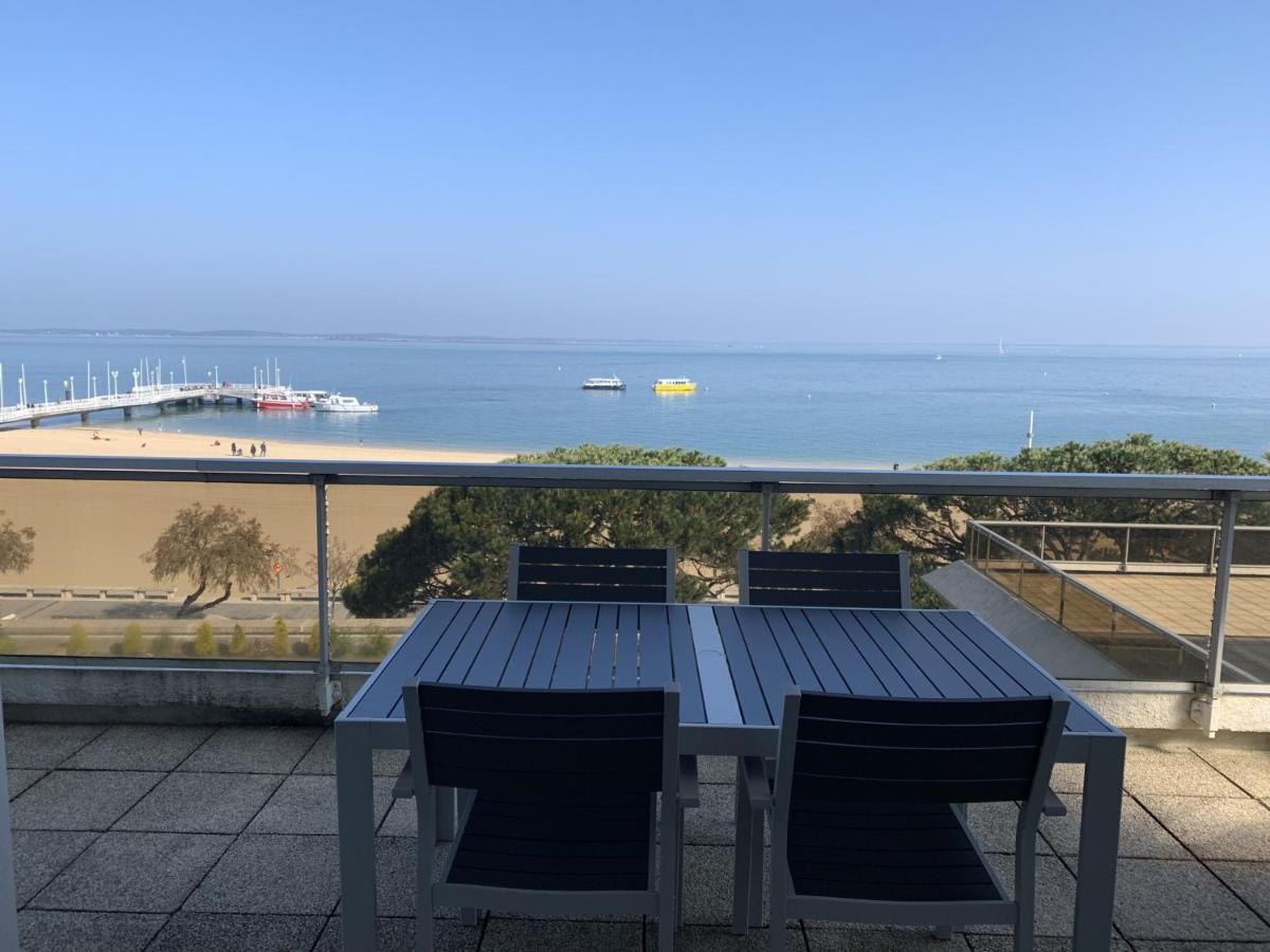 **Appartement T2 Vue Mer En Centre Ville Avec Balcon, Parking Et Wifi A Arcachon** - Fr-1-374-51 Exteriör bild